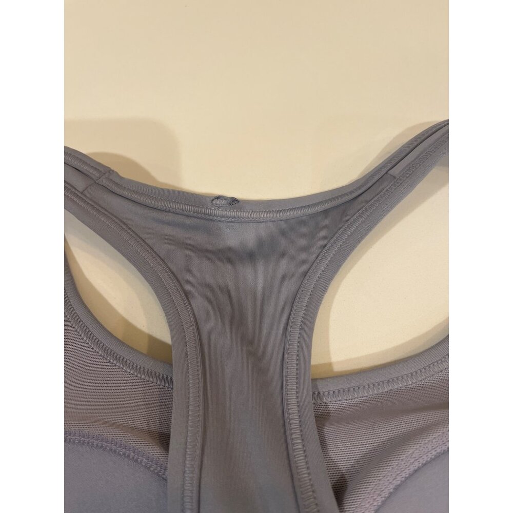 Nike Dri-Fit XL Sports Bra Racerback Gray Jordan Logo - Picture 4 of 6
